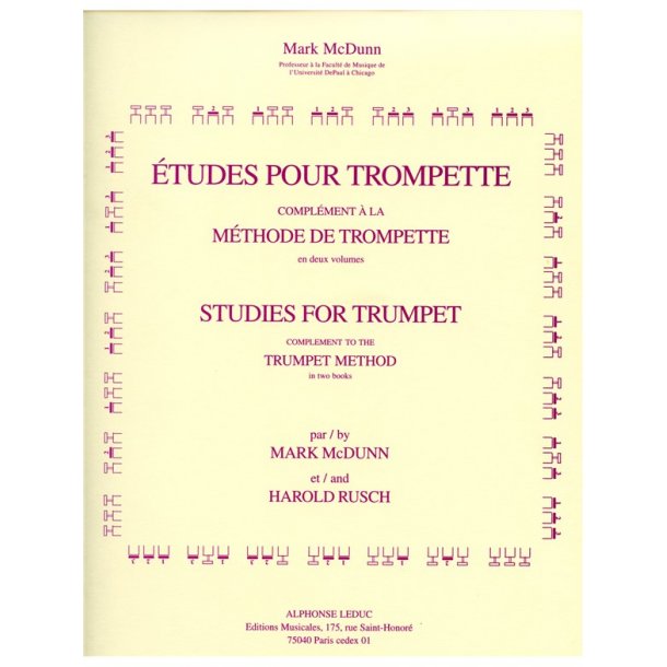 Mark & Harold McDunn M.& Rusch H.: Etudes pour Trompette (Trumpet solo)