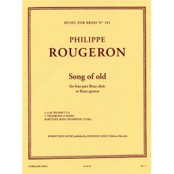 Rougeron King Song Of Old Brass Quartet Score/Parts Mfb181