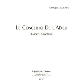 Georges Delerue: Le Concerto De L'Adieu (Violin/Piano)
