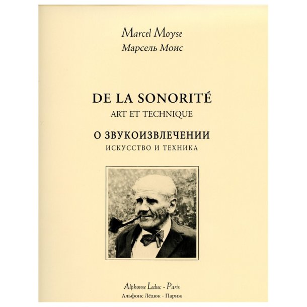 Moyse Marcel De La Sonorite Art Et Technique Flute Bk Russian Version