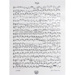 Fugue Lute Solo Poster