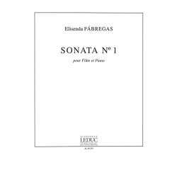 Elisenda F&aacute;bregas: Sonata No.1 (Flute & Piano)