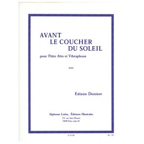Edison Denisov: Avant le Coucher du Soleil (Flute & Percussion)