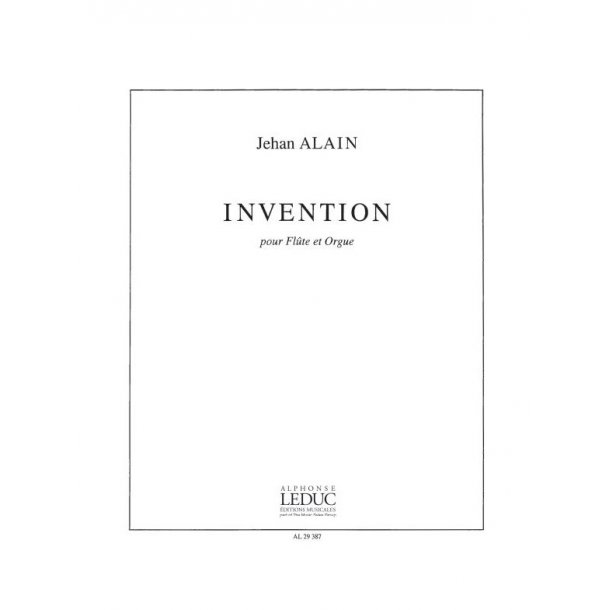 Jehan Ariste Alain: Invention (Flute & Organ)