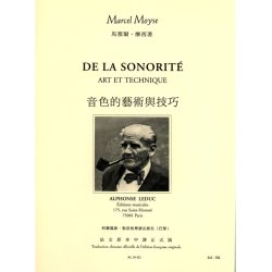 Moyse Marcel De La Sonorite Art Et Technique Flute Bk Chinese Version