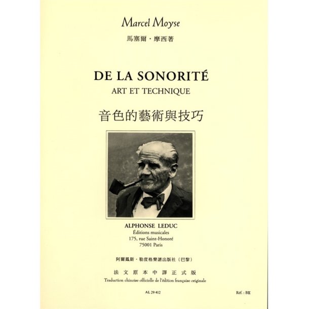 Moyse Marcel De La Sonorite Art Et Technique Flute Bk Chinese Version