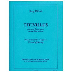 Betsy Jolas: Titivillus (Flutes 2 & Piano)