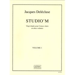 Jacques Del&eacute;cluse: Studio'M Vol.1 (Percussion solo)