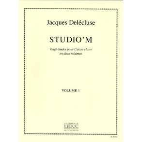 Jacques Delécluse: Studio'M Vol.1 (Percussion solo)