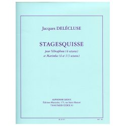 Jacques Del&eacute;cluse: Stagesquisse (Percussions 2)