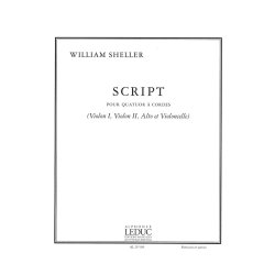 William Sheller: Script (Quartet-Strings)