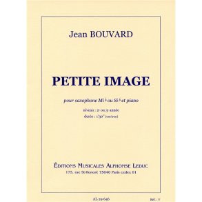 Jean Bouvard: Petite Image (Saxophone-Alto & Piano)