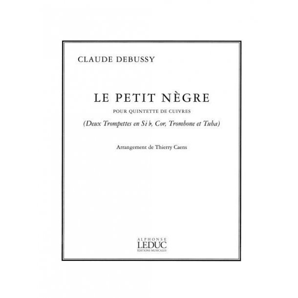Debussy Claude Le Petit Negre (Caens) Brass Quintet Score/Parts