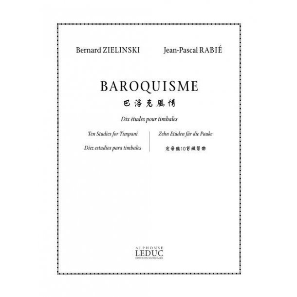 Zielinski Rabie Baroquisme Cycle 1 A 5 Timbales Book