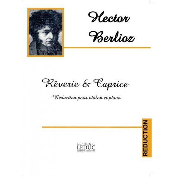 Berlioz Reverie Et Caprice Op 8 Violin & Piano Book