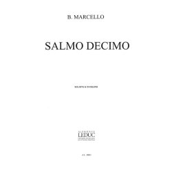 Marcello Fagotto Salmo Decimo Soli Sctb A Cappella Choral
