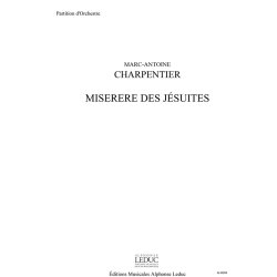 Charpentier Marc Antoine Miserere Des Jesuites Choir & Orchestra Score