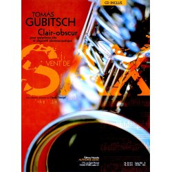 Gubitsch Clair Obscur Eb Saxophone Book/Cd