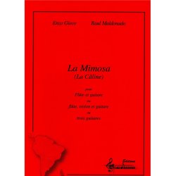 Gieco/Maldonado La Mimosa La Caline Flute Guitar Violin Score/Parts