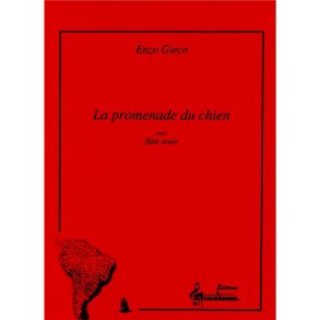 Gieco Enzo La Promenade Du Chien Flute Solo Book