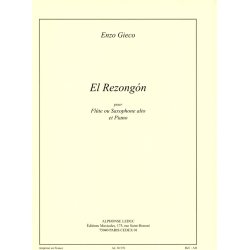 Gieco Enzo El Rezongon Flute Or Saxophone &amp; Piano Book