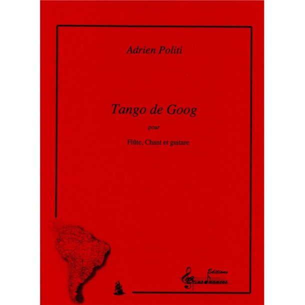 Politi Tango De Goog Voix (Malavia) Voice Flute Guitar Score/Parts