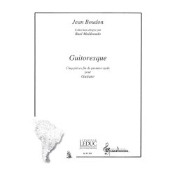 Boudon Jean Guitaresque 5 Pieces Guitar Book