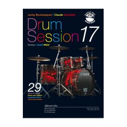 Bourbasquet: Drum Session 17 - 29 Pi&egrave;ces Pour Batterie Livre & CD (Le Livre)