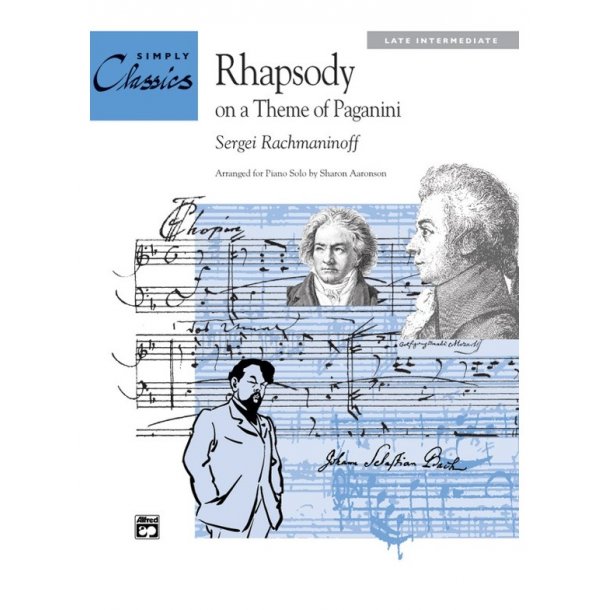 Rachmaninoff Rhapsody On A Theme Of Paganini (Aaronson) Piano Sheet