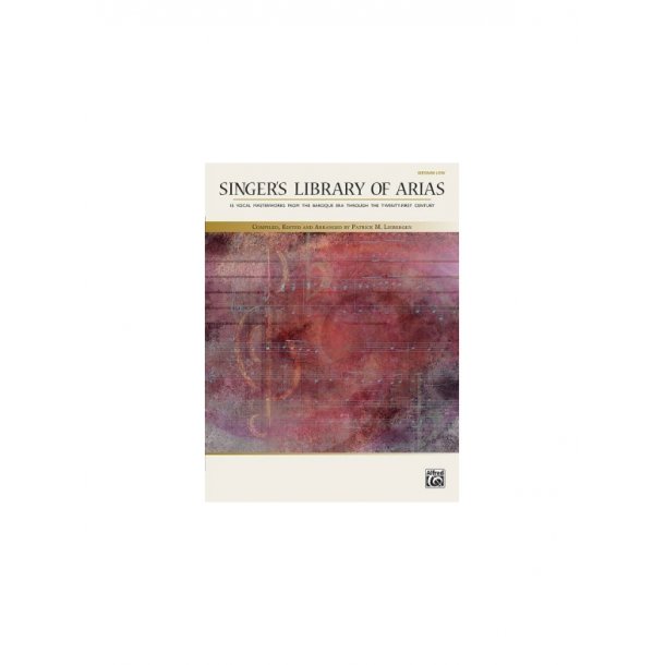 Singer's Library of Arias - Low Voice (Book and CD)