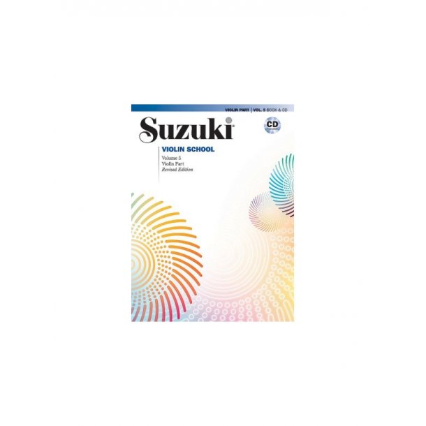 SUZUKI VIOLIN SCHOOL VOLUME 5 REVISED EDITION VIOLIN BOOK/CD