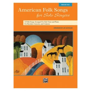 AMERICAN FOLK SONGS FOR SOLO SINGERS (ALTHOUSE JAY) HVCE/PF BOOK ONLY