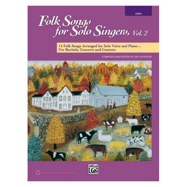 Jay Althouse: American Folk Songs For Solo Singers - Vol.2 (High Voice)