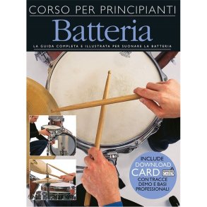 Corso Per Principianti Batteria (Libro/Download Card)