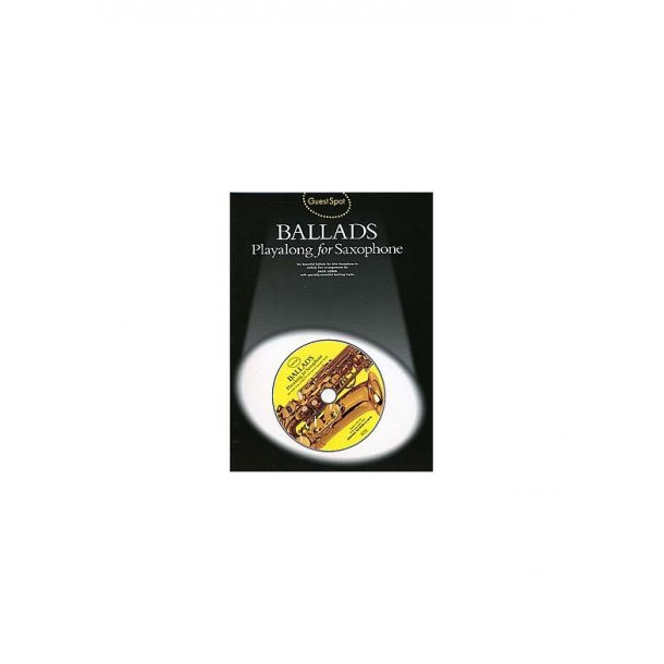 Guest Spot: Ballads Playalong For Saxophone