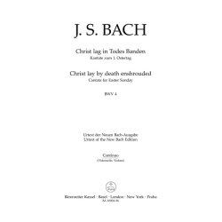 Christ lay by death enshrouded - Bach, Johann Sebastian