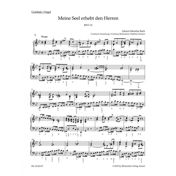 Now my soul exalts the Lord - Bach, Johann Sebastian