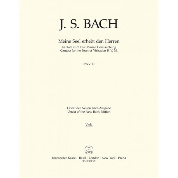 Now my soul exalts the Lord - Bach, Johann Sebastian