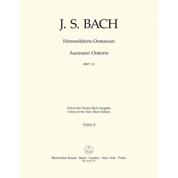 Ascension Oratorio - Bach, Johann Sebastian