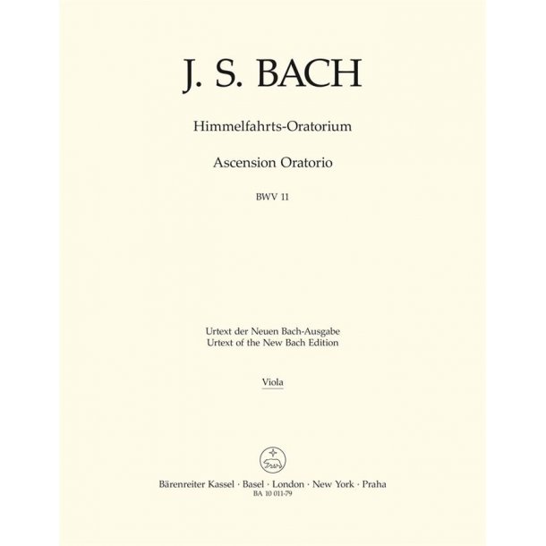 Ascension Oratorio - Bach, Johann Sebastian