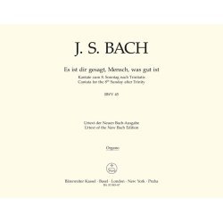 Es ist dir Gesagt, Mensch, was gut ist - Bach, Johann Sebastian