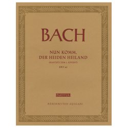 Nun komm, der Heiden Heiland - Bach, Johann Sebastian