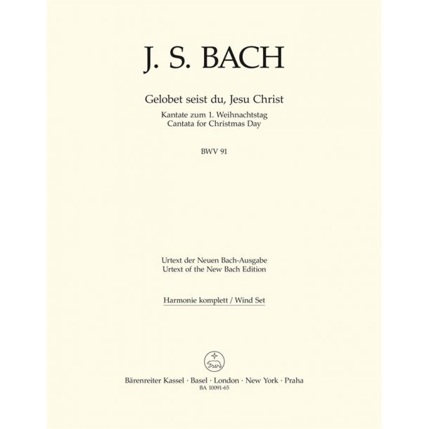 Gelobet seist du, Jesu Christ - Bach, Johann Sebastian