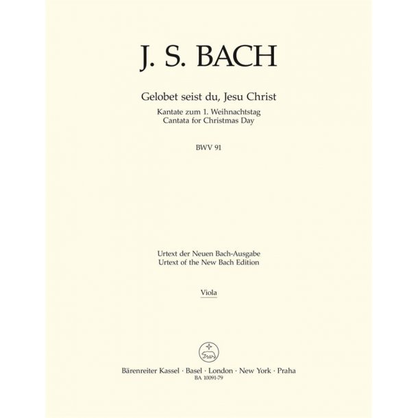 Gelobet seist du, Jesu Christ - Bach, Johann Sebastian