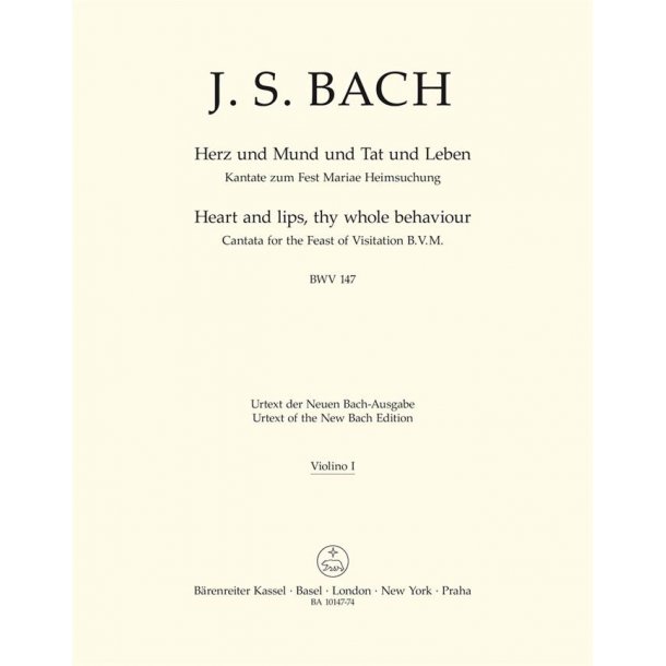 Heart and lips, thy whole behaviour - Bach, Johann Sebastian