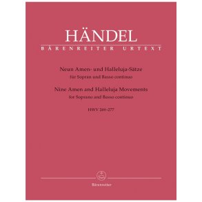 Nine Amen and Halleluja Movements - Händel, Georg Friedrich
