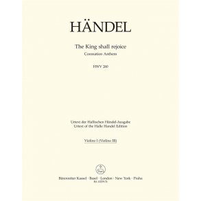 The King shall rejoice - Händel, Georg Friedrich