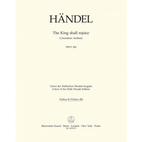 The King shall rejoice - Händel, Georg Friedrich