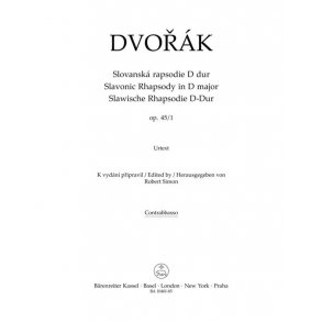 Slavonic Rhapsody - Dvorák, Antonín
