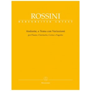 Andante and Theme and Variations - Rossini, Gioachino